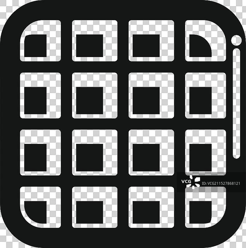 现代电动华夫饼机正在制作美味的华夫饼图片素材