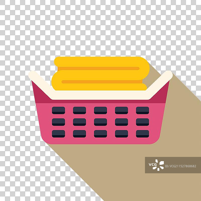 等待清洗的满满一篮衣物图片素材