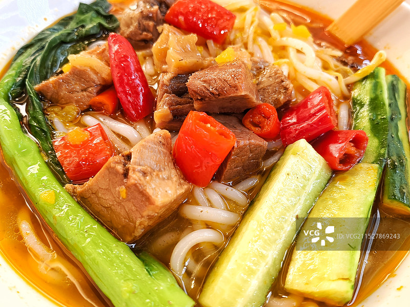 重庆牛肉小面图片素材
