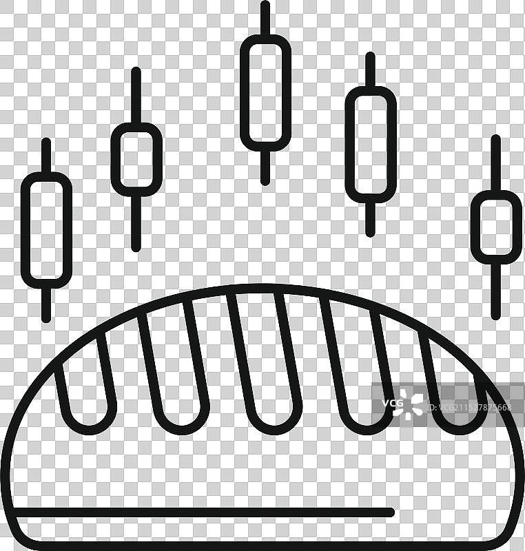 面包市场交易显示烘焙股票价格图片素材