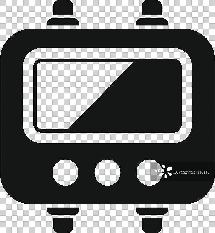 用于测量电压和电流的数字万用表图片素材