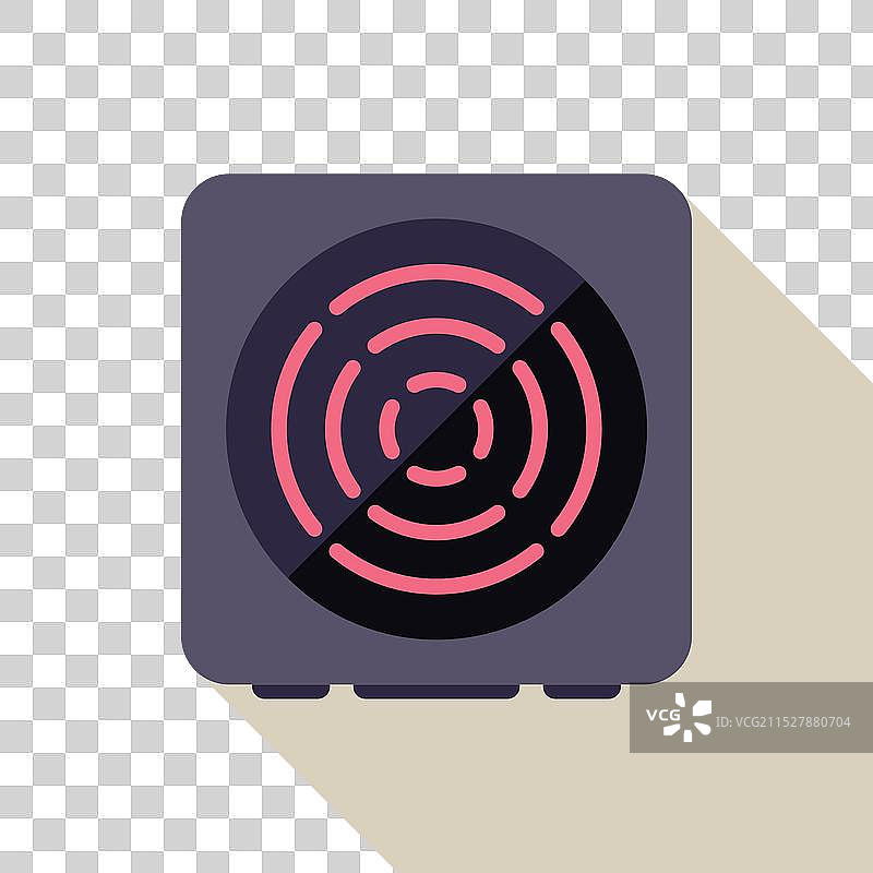 电磁炉显示功率等级的厨房图片素材