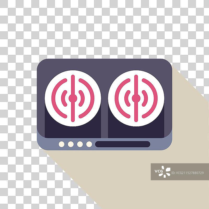 现代感应炉带触控面板图片素材