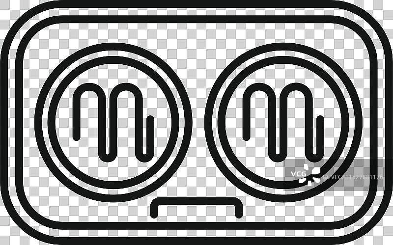 无线耳塞盒存放现代耳机图片素材