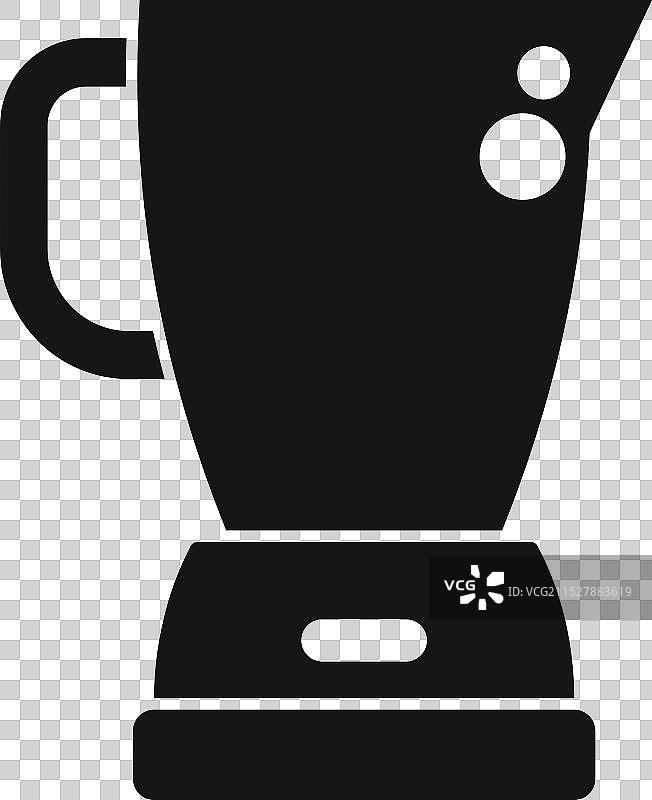 厨房台面上的电动搅拌机图片素材