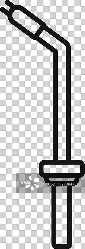 气体焊接喷灯燃烧金属的火焰图标图片素材