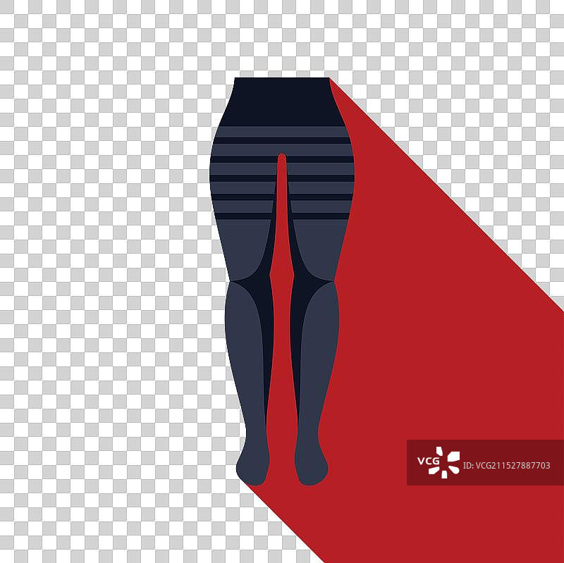 穿着压缩袜的女性腿部图片素材
