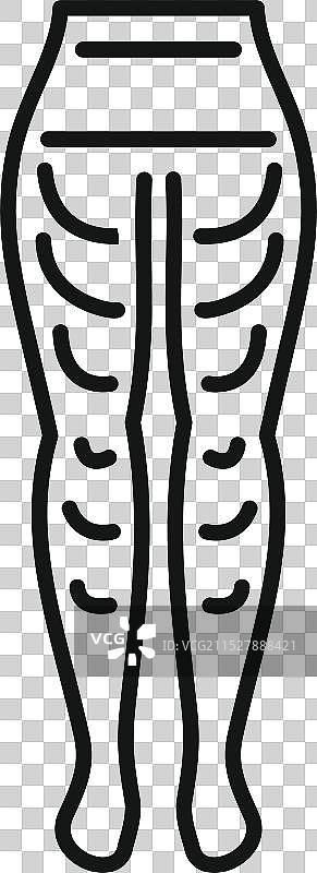 治疗静脉曲张的压缩袜图片素材