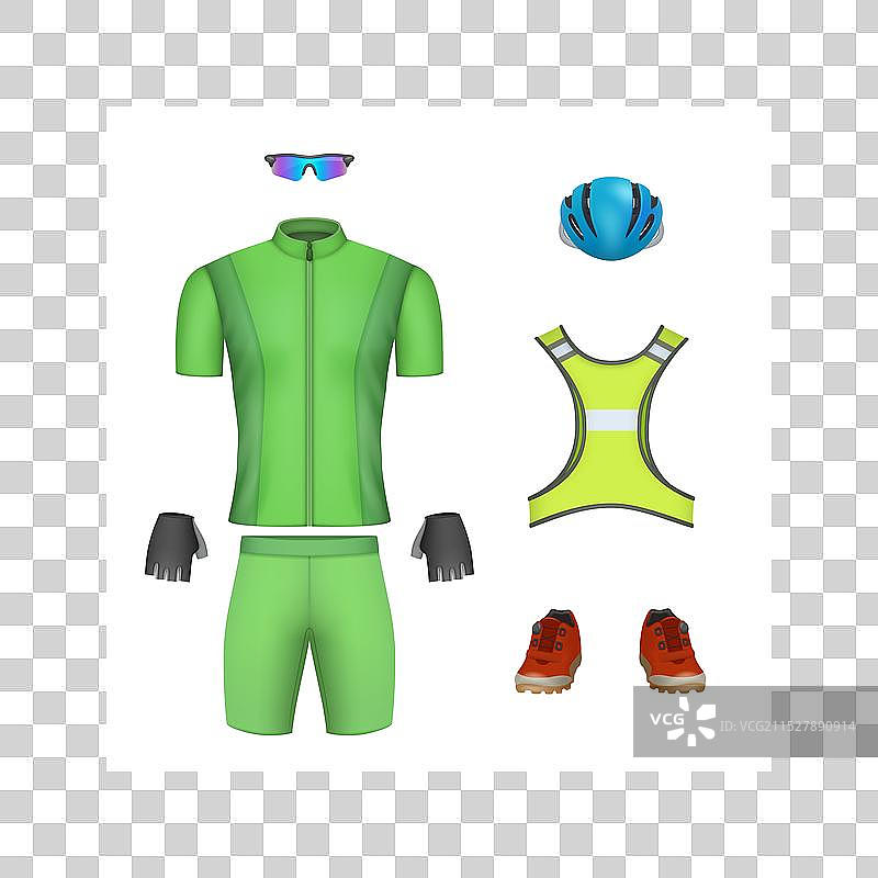 骑行服运动服系列夹克图片素材