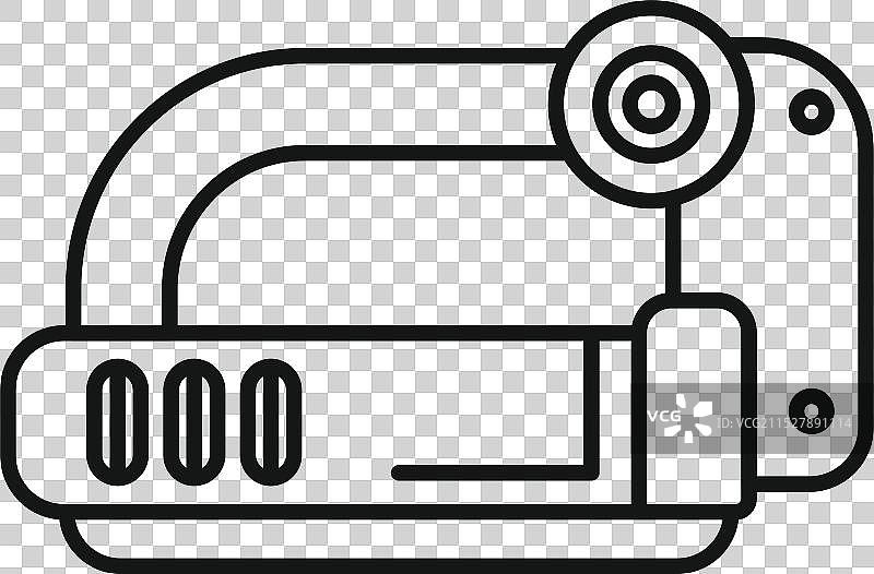 电动订书机用于装订文件图片素材