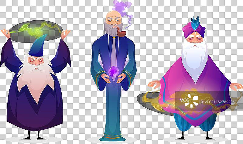 男性巫师游戏设计角色图片素材