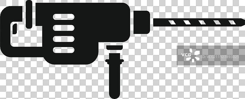 强大的旋转锤钻用于建筑和图片素材