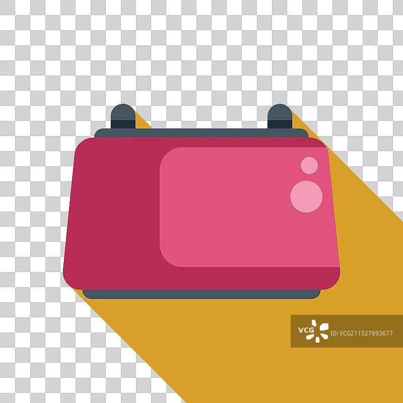 现代电烤面包机，带温度控制功能图片素材