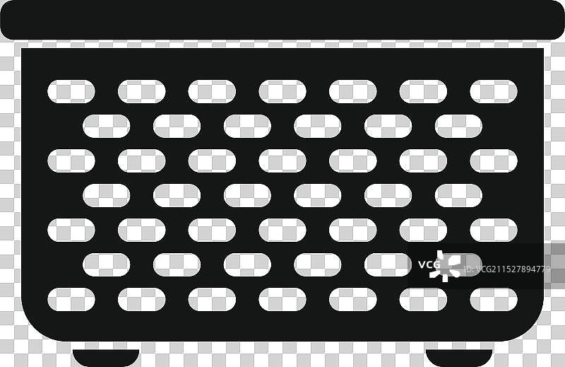 空的洗衣篮放在地板上，适合家庭使用图片素材