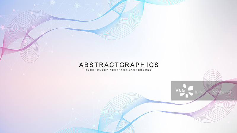 分子结构与DNA原子的交流图片素材