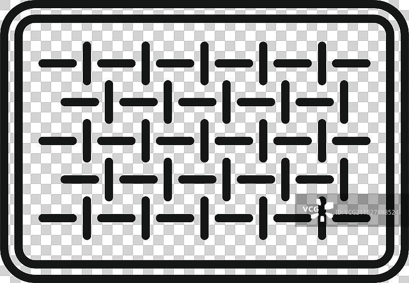 矩形华夫饼机制作美味早餐图片素材