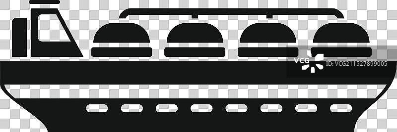 大型气体运输船正在运送液化天然气图片素材