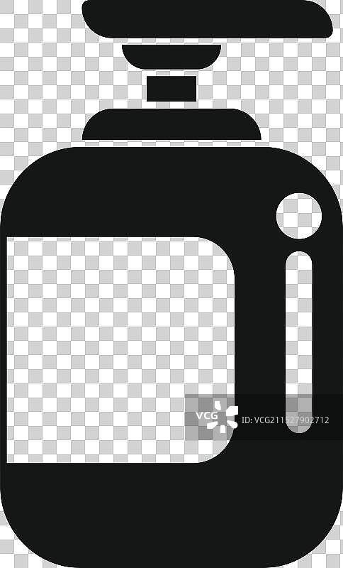 带有分配泵的塑料液体肥皂瓶图片素材