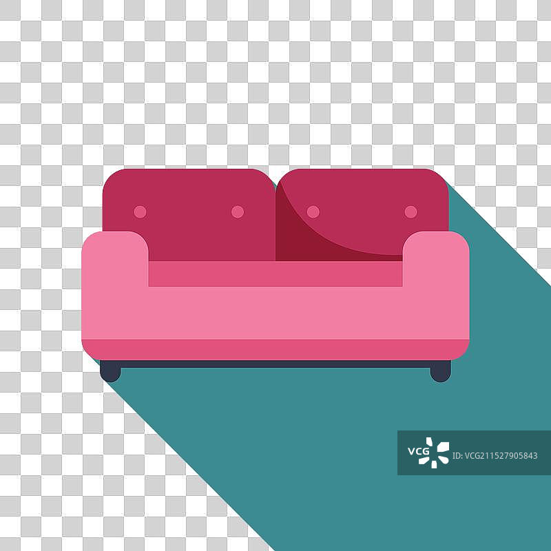 粉色沙发提供舒适的座位图片素材