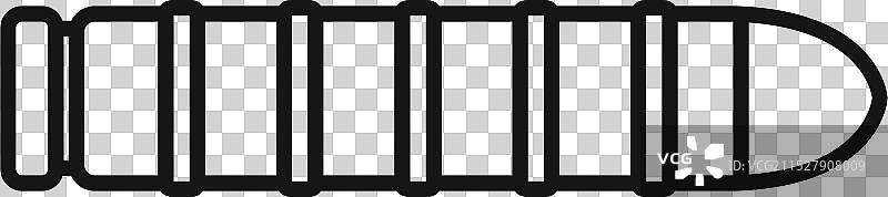 巡航导弹在空中飞行，留下烟雾图片素材