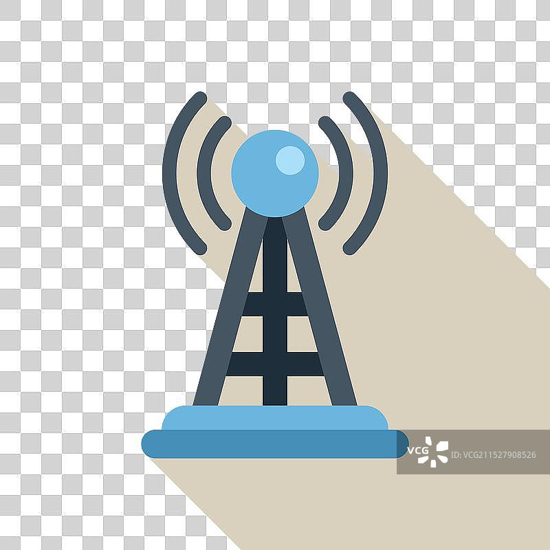 用于通信的信号发射塔图片素材