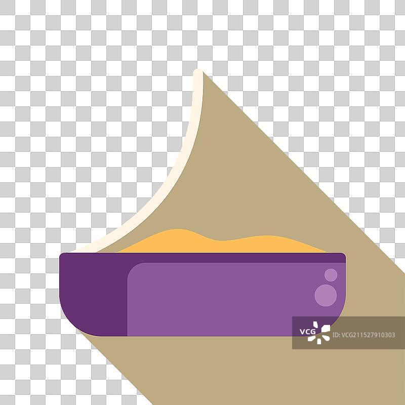 猫砂盆里装满沙子的铲子正竖着放着图片素材