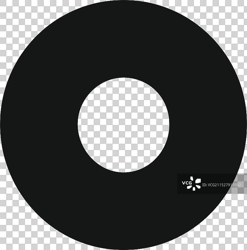 黑色圆圈与白色孔的极简抽象图形图片素材