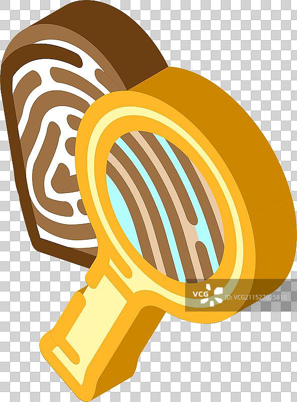 情境证据犯罪等距图标图片素材