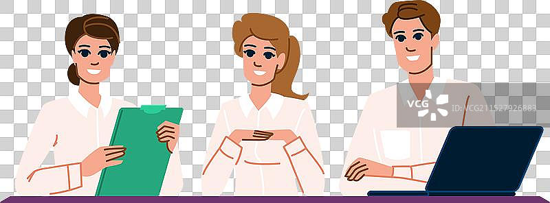 视频会议团队合作图片素材