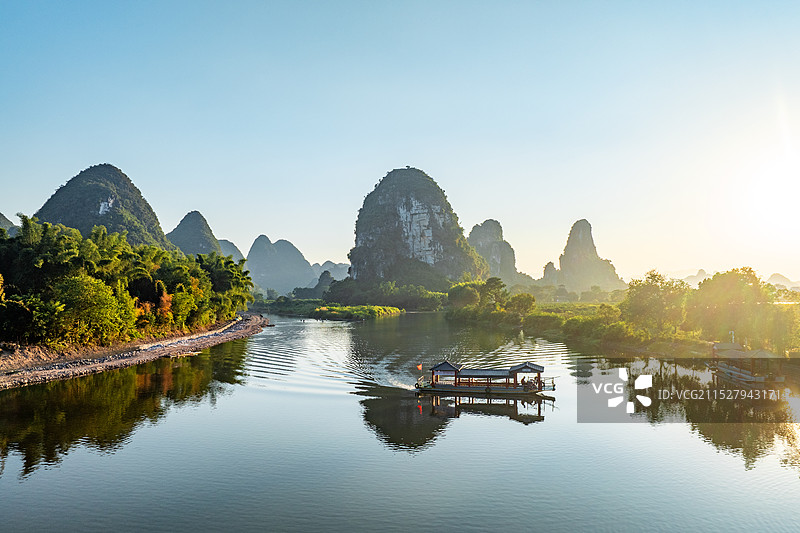 广西荔浦：生态乡村秋日景美如画图片素材