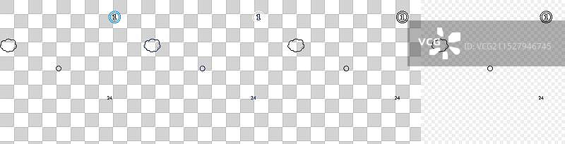 手机消息折扣标签图标集图片素材