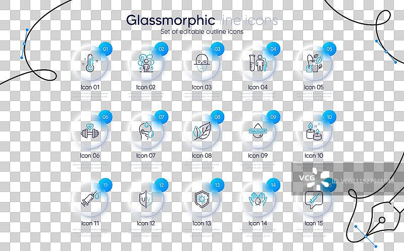 一组生病的男人，面临困难的压力和手部问题图片素材