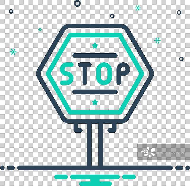 停车标志图片素材