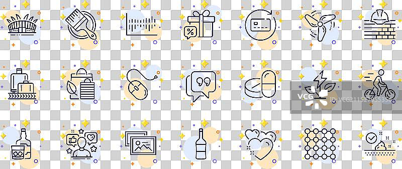 引用气泡的轮廓，竞技场体育场和生态环境图片素材