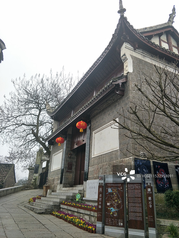 贵州贵阳青岩古镇的慈云寺图片素材