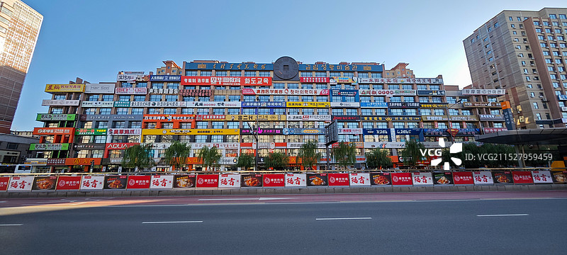 延边大学网红墙图片素材