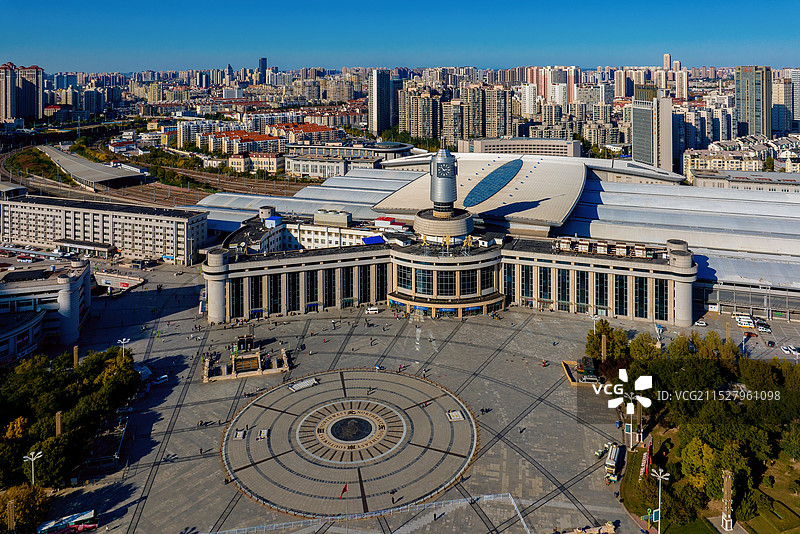 天津火车站图片素材