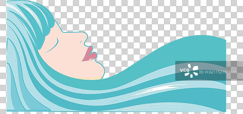 一位年轻女子的特写镜头图片素材