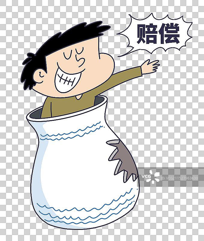 碰瓷的人物图片素材