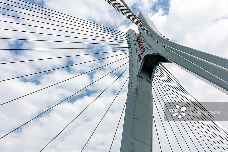 常德沅水上桃花源大桥组图图片素材