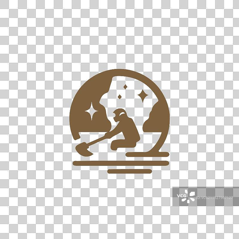 洞穴探险标志图片素材