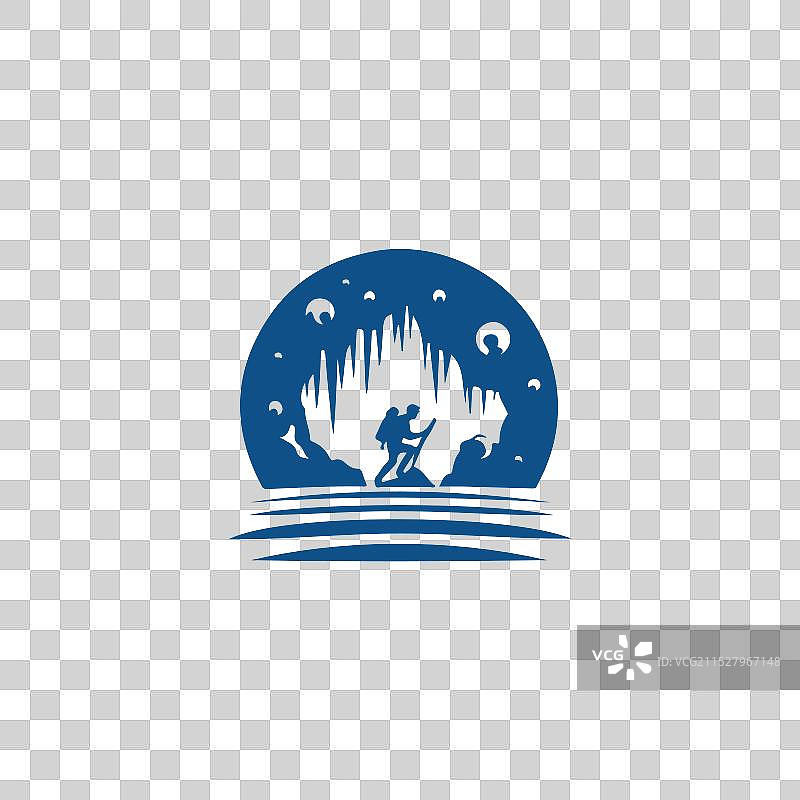 洞穴探险标志图片素材