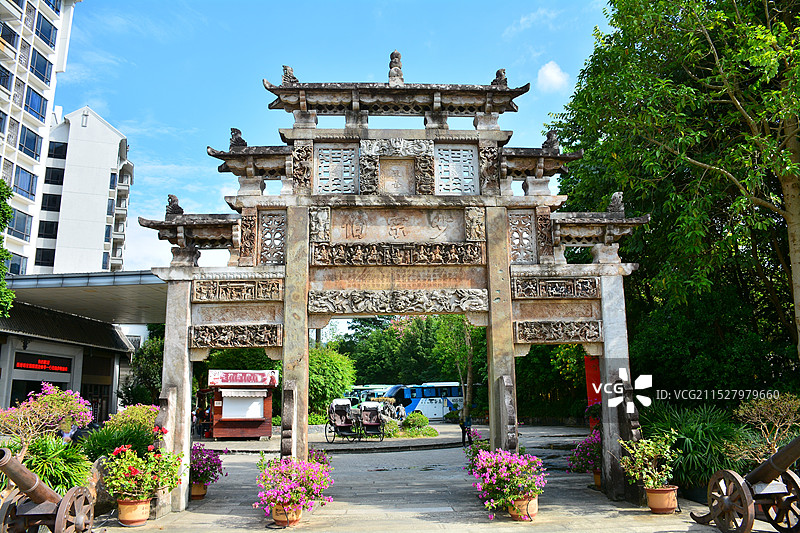 英德浈阳峡牌坊图片素材