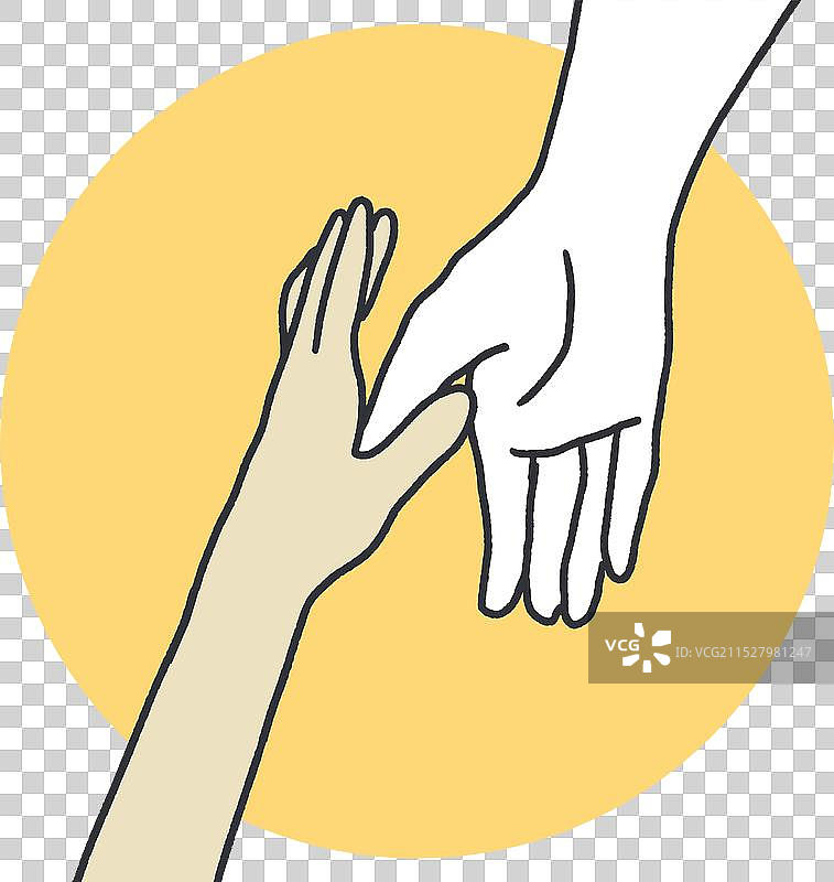 被善良提起的帮助姿态艺术图片素材