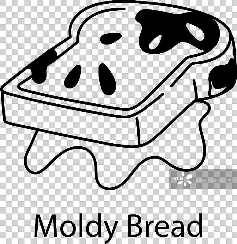 发霉的面包图片素材