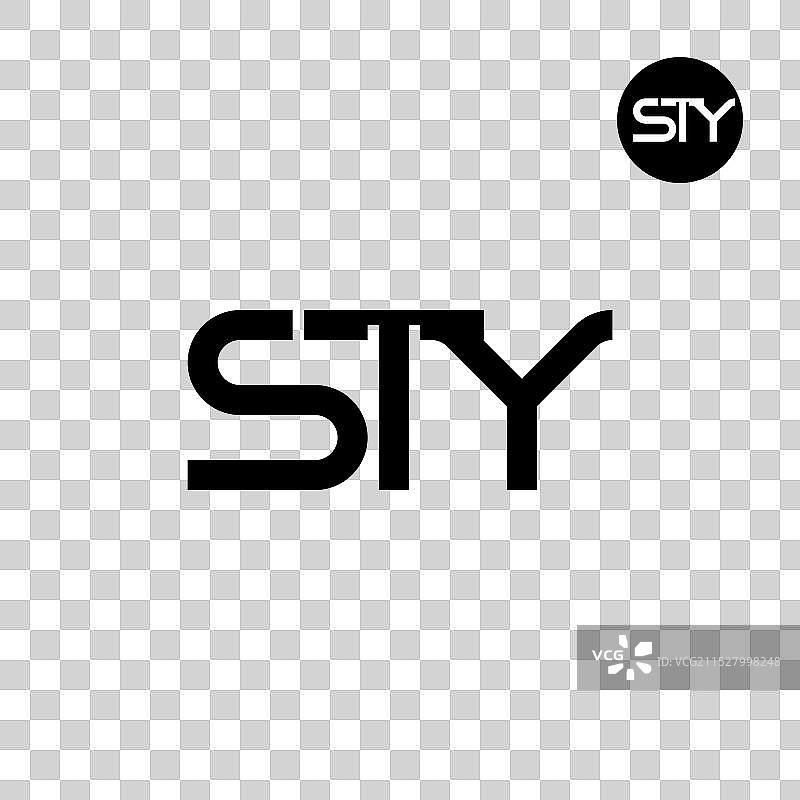 时尚字母标志单字母设计图片素材