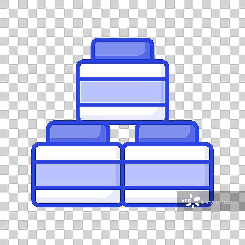 一套现代设计风格的面霜瓶图片素材