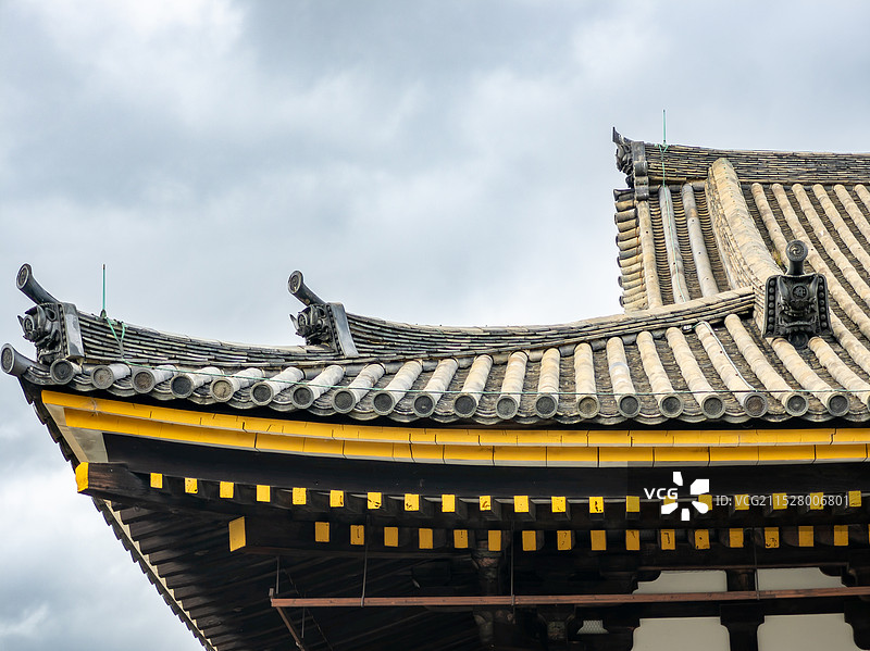 日本京都三十三间堂风光图片素材