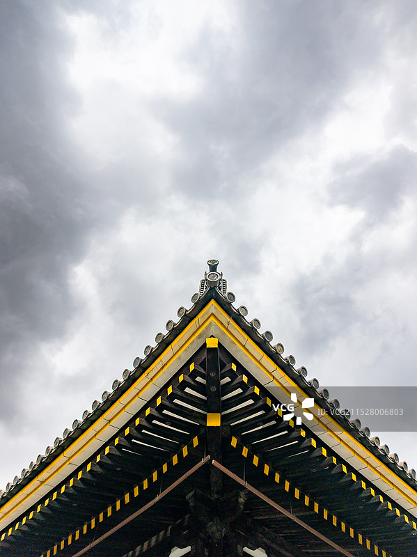 日本京都三十三间堂风光图片素材