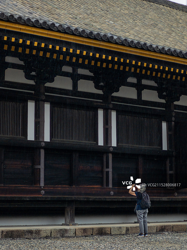 日本京都三十三间堂风光图片素材